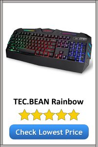 TEC.BEAN Rainbow Gaming Keyboard